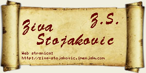 Živa Stojaković vizit kartica
